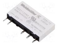 Relay: electromagnetic; SPDT; Ucoil: 60VDC; 6A; TERMSERIES; socket WEIDMÜLLER