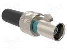 Connector: FAKRA; male; plug; for cable; crimped; -40÷85°C; IP67 AMPHENOL RF