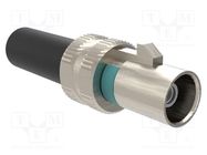 Connector: FAKRA; plug; male; for cable; crimped; -40÷85°C; IP67 AMPHENOL RF