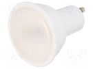 LED lamp; warm white; GU10; 230VAC; 400lm; 5W; 120°; 3000K; 3pcs. GTV Poland