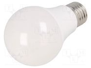 LED lamp; neutral white; E27; 230VAC; 900lm; 9.5W; 220°; 4000K GTV Poland