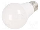 LED lamp; cool white; E27; 230VAC; 900lm; 9.5W; 220°; 6400K GTV Poland