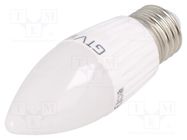 LED lamp; neutral white; E27; 230VAC; 1000lm; 10W; 160°; 4000K GTV Poland