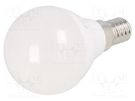 LED lamp; cool white; E14; 230VAC; 255lm; 3W; 160°; 6400K GTV Poland
