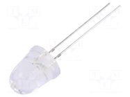 CRLED; red; 10mm; 14400mcd; 8°; Front: convex; 20VDC; No.of term: 2 OPTOSUPPLY