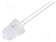 CRLED; yellow; 10mm; 14400mcd; 8°; Front: convex; 20VDC OPTOSUPPLY