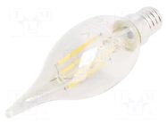 LED lamp; grey; E14; 230VAC; 4W; 360°; 2700K GTV Poland