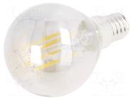 LED lamp; grey; E14; 230VAC; 4W; 360°; 2700K GTV Poland