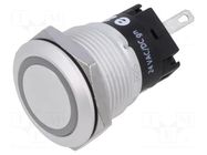 Indicator: LED; flat; green; 24VDC; 24VAC; Ø19mm; 82; aluminium EAO