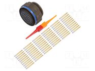 Connector: military; plug; female; PIN: 61; straight; crimped; 7.5A AMPHENOL AIR