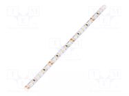 LED tape; white neutral; LED/m: 196; 5mm; IP20; 120°; 9.1W/m; 24VDC KLUŚ