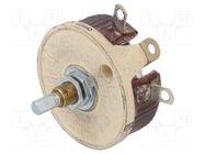 Potentiometer: shaft; 8Ω; 50W; 6.35mm; Shaft: D spring; wirewound OHMITE