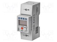 Controller; for DIN rail mounting; impulse,RS485 Modbus RTU ORNO