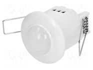 Motion sensor; ceiling; 230VAC; IP20; 6m; Range: 10s÷15min; 360° ORNO