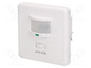 Motion sensor; flush mount,for wall mounting; 230VAC; IP20; 4÷9m ORNO
