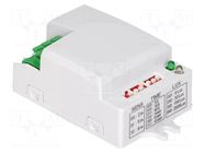 Microwave motion detector; wall mount,plaster embedded; 230VAC ORNO