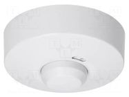 Microwave motion detector; wall mount; 230VAC; IP20; -20÷50°C ORNO