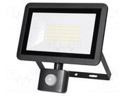 Lamp: LED flood light; 50W; 4000K; CRImin: 80; IP44; 4000lm; 230VAC ADVITI