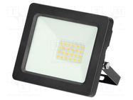 Lamp: LED flood light; 20W; 4000K; CRImin: 80; 90x118x35mm; IP65 VIRONE