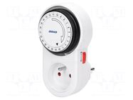 Programmable time switch; 15min÷24h; 230VAC/16A; Usup: 230VAC ORNO