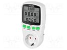Controller; plug-in; IP20; 16A; 230VAC 50/60Hz; Display: LCD; white VIRONE