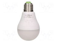LED lamp; E27; 230VAC; 600lm; 7W; 360°; 4000K; CRImin: 80; 10m VIRONE