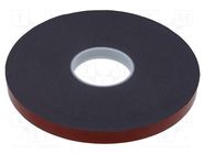 Tape: fixing; W: 19mm; L: 33m; Thk: 1.2mm; double-sided; acrylic AFTC