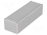 Enclosure: multipurpose; X: 80mm; Y: 240mm; Z: 60mm; EUROMAS II; grey BOPLA