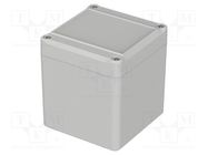 Enclosure: multipurpose; X: 80mm; Y: 82mm; Z: 87mm; EUROMAS II; grey BOPLA