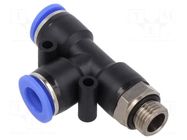 Push-in fitting; T-tap splitter; -0.95÷15bar; Thread: G 1/4" PNEUMAT