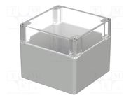 Enclosure: multipurpose; X: 120mm; Y: 122mm; Z: 105mm; EUROMAS; IP66 BOPLA