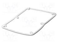 Gasket; elastomer thermoplastic TPE; BoPad; Colour: white BOPLA