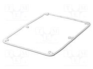 Gasket; elastomer thermoplastic TPE; BoPad; Colour: white BOPLA