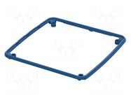 Gasket; elastomer thermoplastic TPE; BoPad; Colour: blue BOPLA