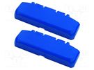 Hinge; ABS; BOCUBE; blue; 2pcs. BOPLA