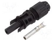 Connector: solar; plug; female; MC4 Evo stor; 47A; 1.5kV; straight STÄUBLI