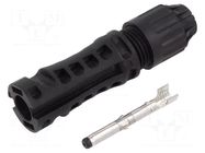 Connector: solar; plug; male; MC4 Evo stor; 47A; 1.5kV; straight STÄUBLI
