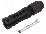 Connector: solar; plug; male; MC4 Evo stor; 47A; 1.5kV; straight STÄUBLI