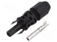 Connector: solar; plug; female; MC4 Evo stor; 47A; 1.5kV; straight STÄUBLI