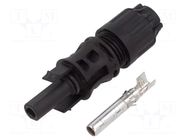 Connector: solar; plug; female; MC4 Evo 2; 53A; 1.5kV; straight STÄUBLI