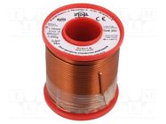 Coil wire; single coated enamelled; 1.7mm; 1kg; -65÷200°C INDEL