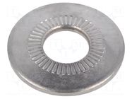 Washer; internally serrated; M10; D=27mm; h=3.1mm; BN 21207 BOSSARD