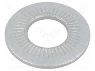 Washer; internally serrated; M12; D=27mm; h=3.1mm; spring steel BOSSARD