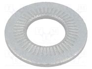 Washer; internally serrated; M12; D=27mm; h=3.1mm; spring steel BOSSARD