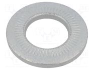 Washer; internally serrated; M16; D=32mm; h=4.1mm; spring steel BOSSARD