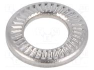 Washer; internally serrated; M5; D=10mm; h=1.5mm; BN 21206 BOSSARD