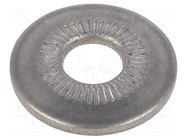 Washer; internally serrated; M6; D=18mm; h=2.5mm; BN 21207 BOSSARD