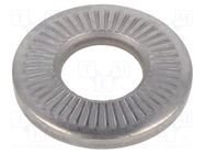 Washer; internally serrated; M6; D=14mm; h=2.1mm; BN 85460 BOSSARD