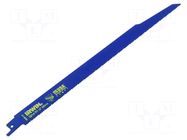 Hacksaw blade-set; wood,metal; 300mm; 10teeth/inch; 25pcs. IRWIN