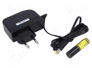 Module: laser; 5mW; red; cross; 650nm; 3÷12VDC; 30mA; 45° PICOTRONIC